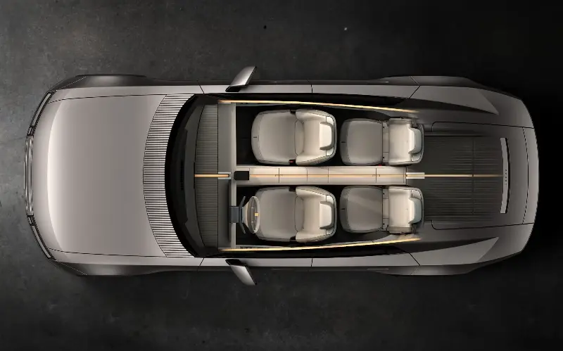 The new Jaguar Type 01 seats four people