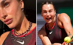 Aryna Sabalenka flaunts £85,000 jewellery days after French Open pay protest