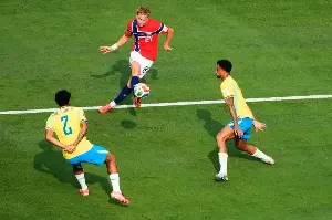 Red-card U-turn rocks World Cup as Norway stun Brazil