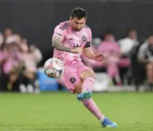 Messi marks new stadium with goal in Miami draw