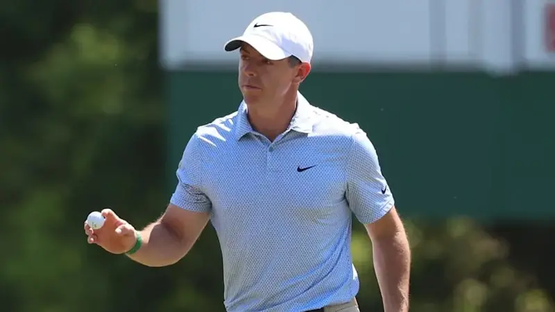 Rory McIlroy at the Masters