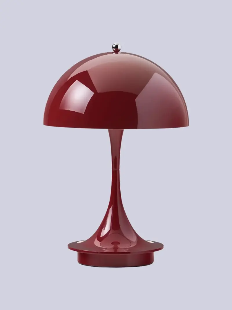 louis poulsen, Small Portable Led Table Lamp Panthella 160, Design Verner Panton