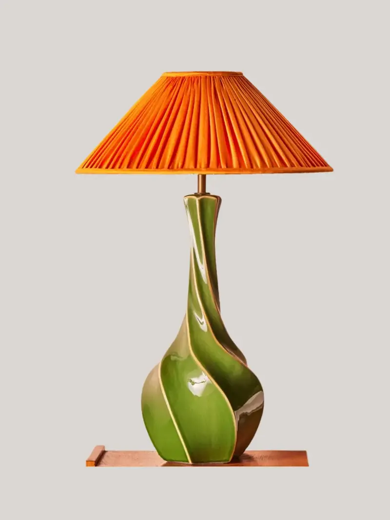 Pooky Lighting, Twistle Table Lamp in Green