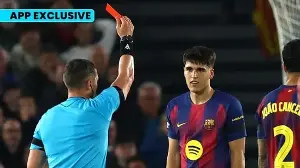 Barcelona and Red-card Curse: Cubarsi cracks amid leadership void, pushes them to brink of UCL exit; Yamal fights alone