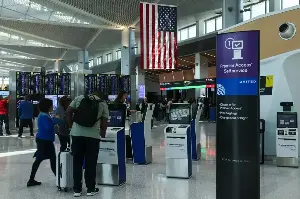 Outrage after airport self-service checkout asks for 18% tip