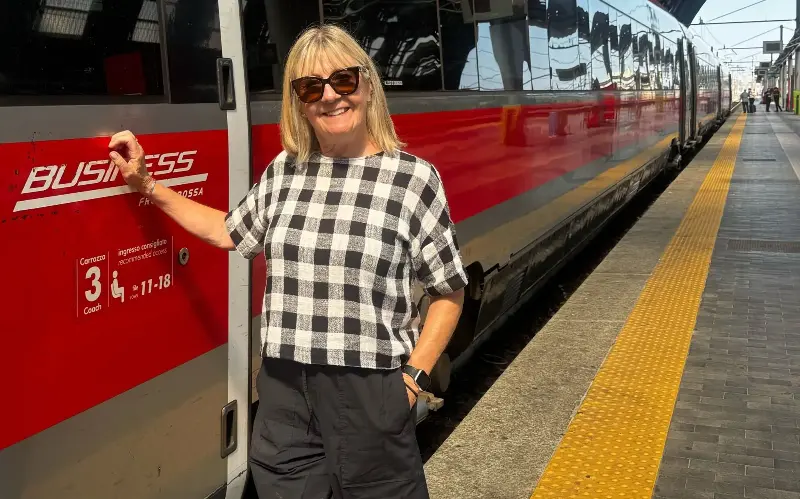 Terry Tavner’s adventure took her on the Bernina Express in Switzerland