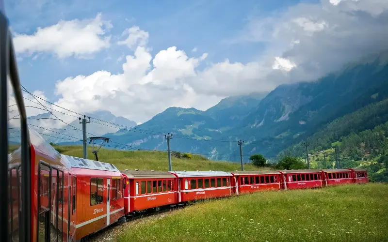 On train travel, writer Terry says: ‘You always arrive slap bang in the centre of town’ - Getty/Giovanni Mereghetti/UCG/Universal Images Group