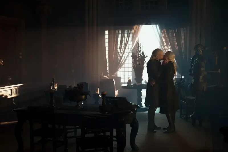 Matt Smith and Emma D'Arcy in the finale of HOTD season 3.