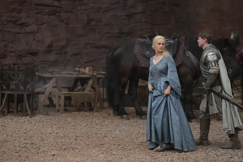 Phia Saban in the finale of the House of the Dragon season 3.