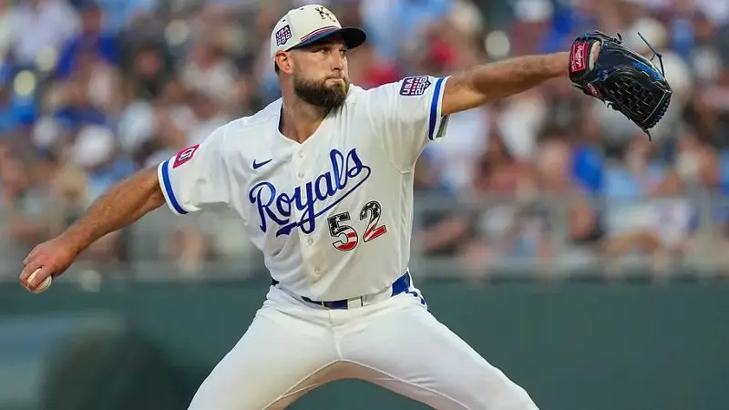 Kansas City Royals pitcher Michael Wacha