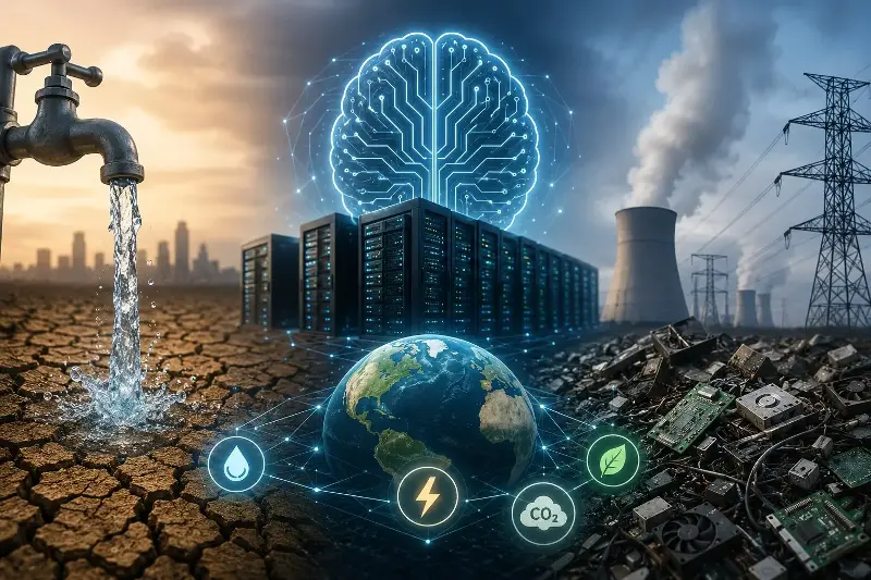 El impacto ambiental de la inteligencia artificial crece más rápido que su regulación