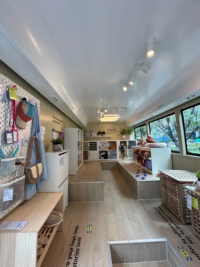 ikea home furnishing bus