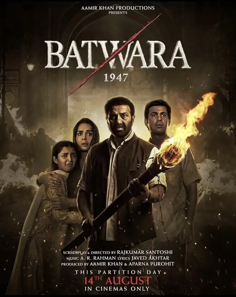 Batwara 1947 stars Sunny Deol and Priety Zinta 