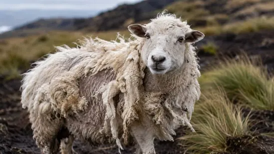Sheep on Campbell Island gradually developed a tendency to shed their fleece after shearing stopped.