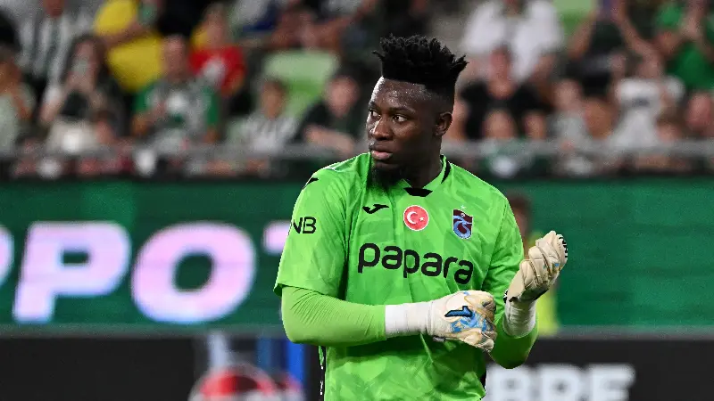 André Onana, protagonista para mal y para bien en la victoria a domicilio del Trabzonspor en Finlandia