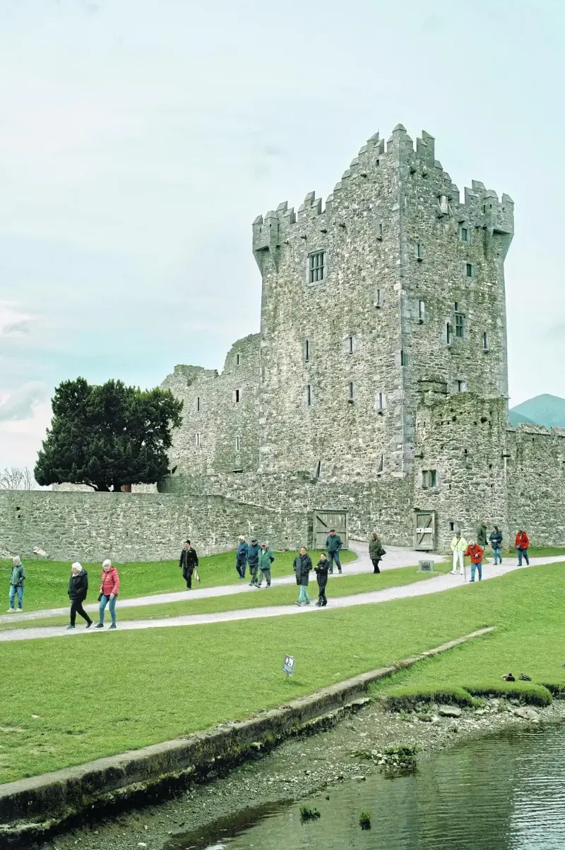 The 15th-century Ross Castle ruin in Killarney. MICHAEL VINCE KIM