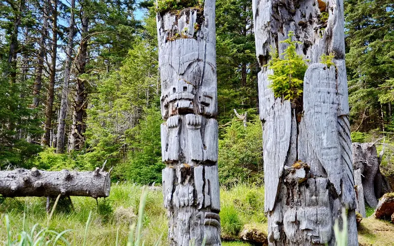 The once-abandoned ancestral village of SGang Gwaay in Gwaii Haanas National Park Reserve now hosts guided tours - Bob Hilscher/iStockphoto