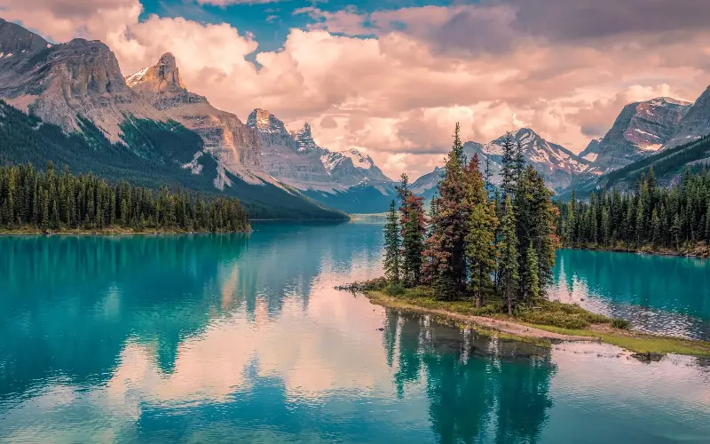 Spirit Island, in Alberta, is famed for its wild, cinematic beauty - Mekdet/Getty Images
