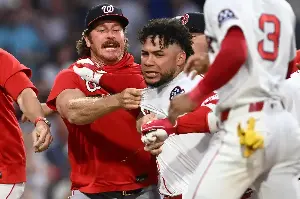 Willson Contreras among four ejected after Red Sox-Nationals on-field brawl