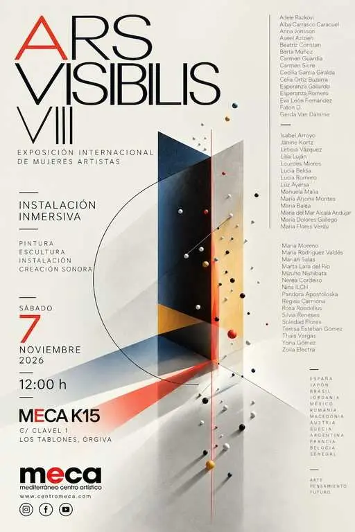 MECA reúne a 45 mujeres artistas de 13 países en Ars Visibilis VIII, una exposición inmersiva en la Alpujarra granadina