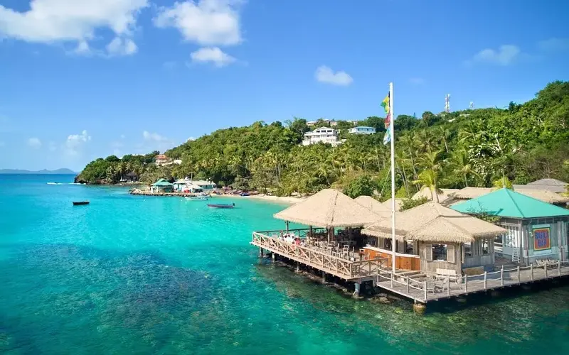 Sir Paul McCartney, Sir Mick Jagger and David Bowie are among the icons to have fallen in love with Mustique - Lucy Fleming
