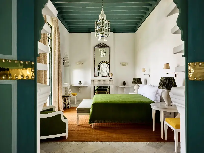 Villa Mabrouka sits in a 1940s villa once owned by Yves Saint Laurent