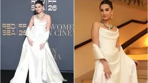 Tara Sutaria’s Cannes 2026 fashion diary gets dreamier with ivory Vivienne Westwood gown and Indian emerald jewellery