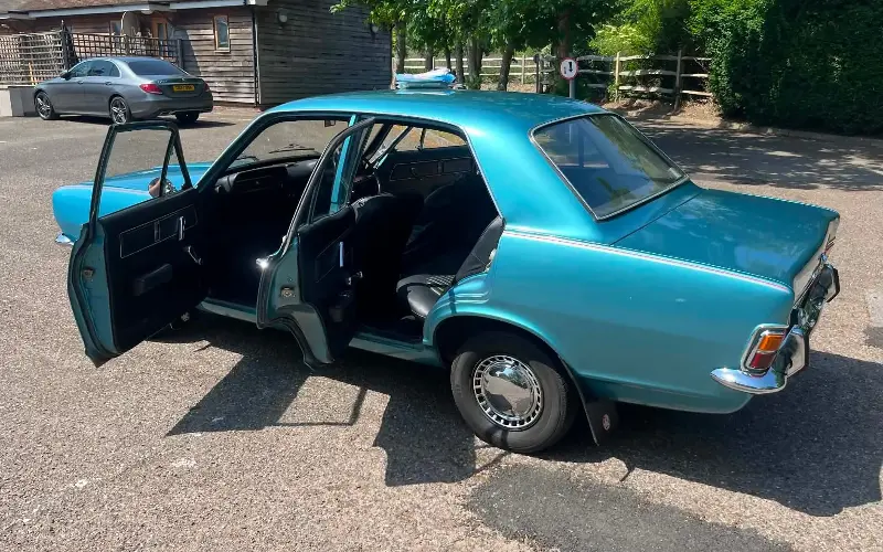 ‘The accelerator pedal is a little heavy, but when pushed hard the car is surprisingly nippy for its age,’ says Dunster