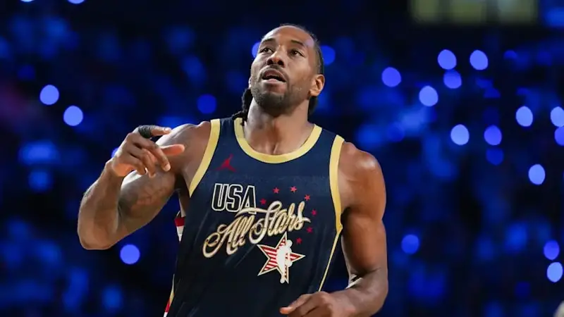 Team USA Stripes forward Kawhi Leonard of the LA Clippers