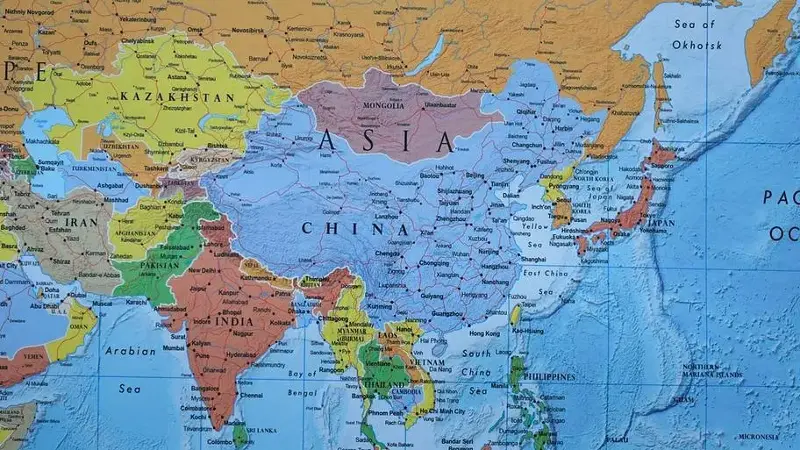 Map of Asia