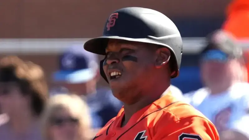 San Francisco Giants designated hitter Rafael Devers