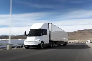 Tesla Semi rolls off production line seven years late