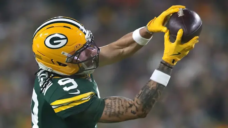 Green Bay Packers wide receiver Christian Watson