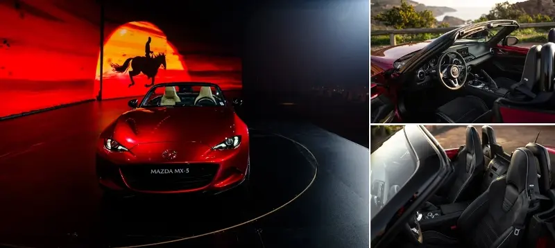 MX-5 - mẫu roadster huyền thoại, biểu tượng của niềm vui cầm lái thuần khiết. Ảnh: THACO.