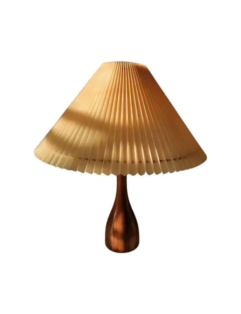 1st Dibs, Table Lamp with Walnut Base
