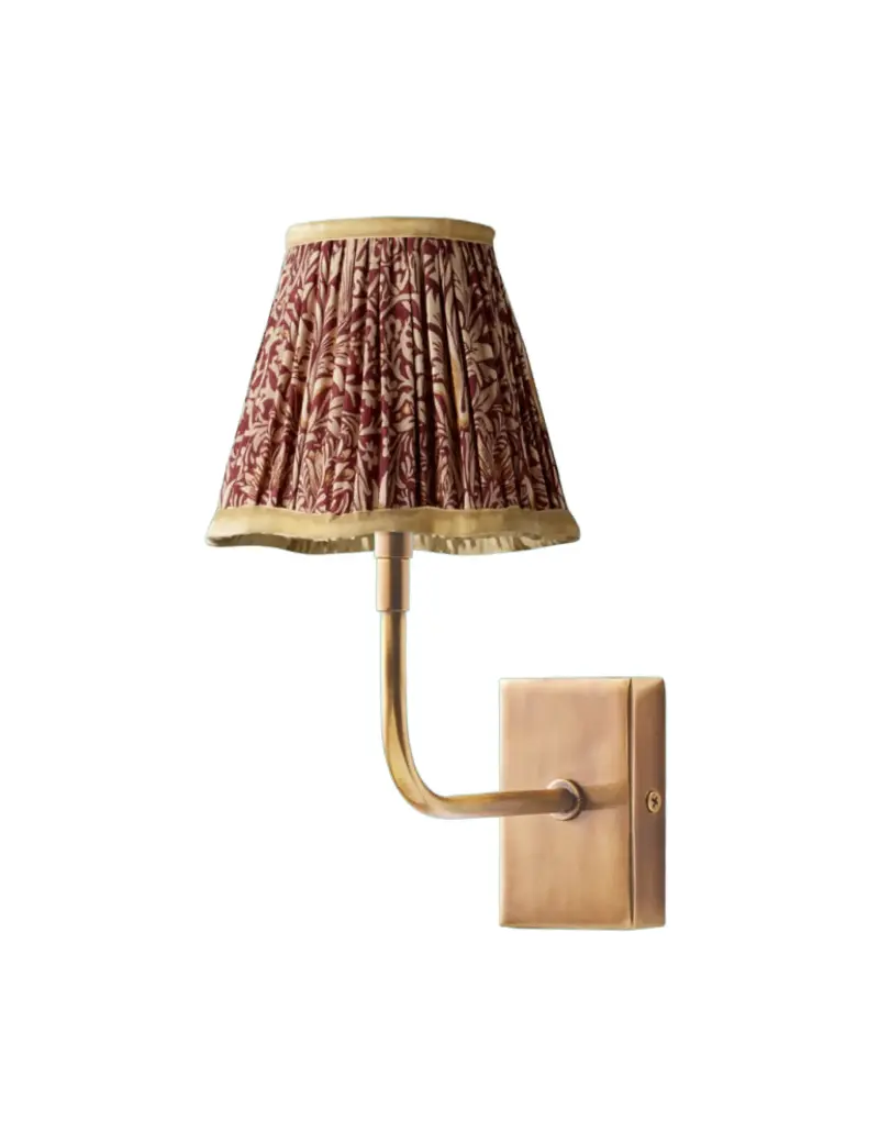 Pooky Lighting US, Matchbox Cordless Wall Fixture in Antique Brass