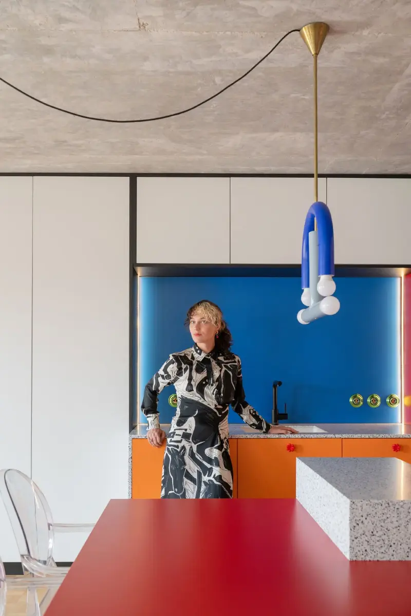 Célia's clients generally have a preference of color palette, but then trust her to get on with the rest. 