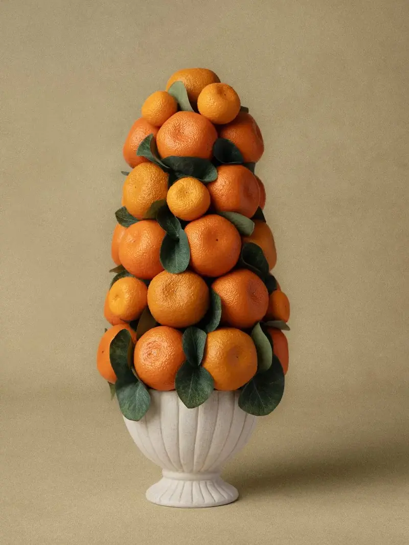 Tangerine Faux Arrangement