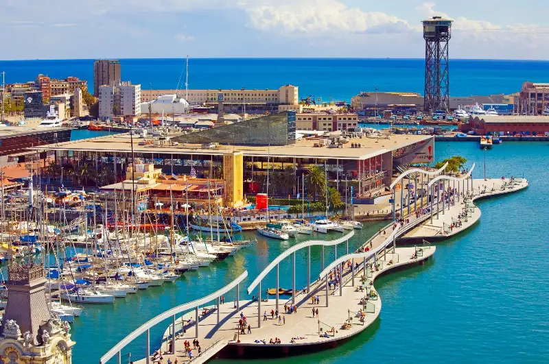 Port Vell in Barcelona is an excellent example of successful urban planning and waterfront integration - Scott E Barbour