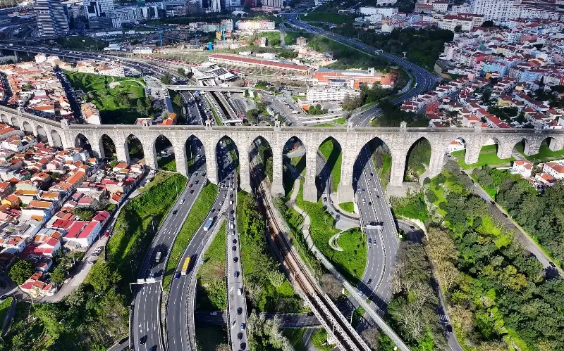 Lisbon’s spectacular Aguas Livres Aqueduct is on UNESCO’s Tentative List for World Heritage status - iStockphoto