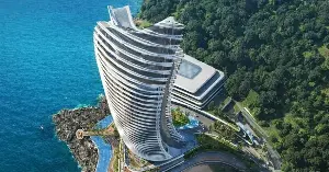 Aspira Tower: A 220-meter architectural icon in the Phu Quoc Special Economic Zone.