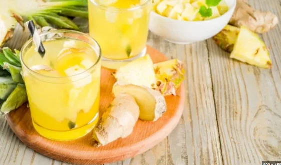 Uống nước ép dứa gừng muối thế nào để 