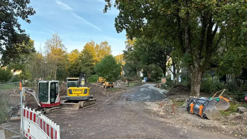 Esloher Kurpark: Renaturierung der Essel läuft auf Hochtouren