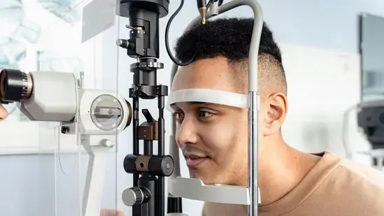 Visit an eye doctor when you experience vision discomfort which does not go away after rest. 
