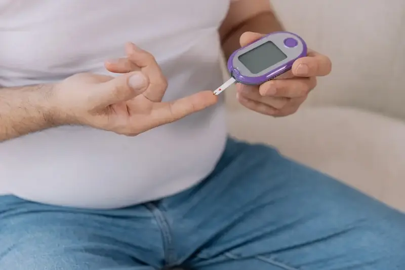 Those who are diabetic may have weakened stomach muscles. 