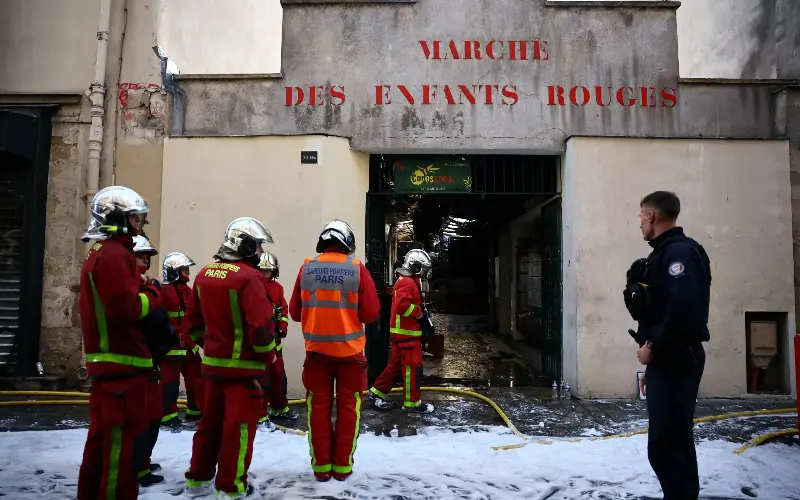 Le Marché Couvert des Enfant-Rouges was founded in 1615 - Reuters/Sarah Meyssonnier
