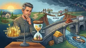 Retiring at 45? Why the 4% rule may not work for your mutual fund corpus and what early retirees can do
