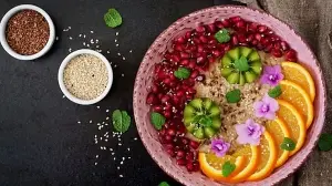 Weight Loss Salad Featuring Quinoa And Pomegranate Offers Low-Glycemic Nutrition And Refreshing Summer Flavours