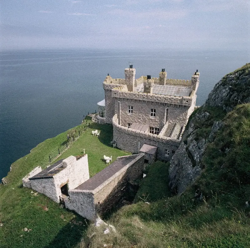 Perched on a cliff edge, the Great Orme Lighthouse in Llandudno is an elegant hotel - Steve Thomas