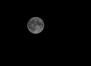 The Moon is so far from Earth that, using its average distance, you could line up every other planet in the solar system between us and still have about 4,400 kilometres left over.